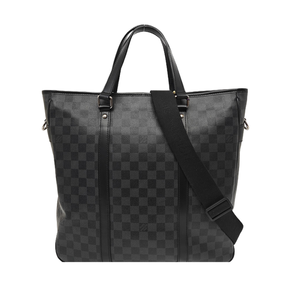 TADAO MM Damier Graphite Coated Canvas Gray