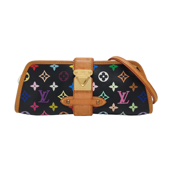 SHIRLEY Monogram Coated Canvas Black