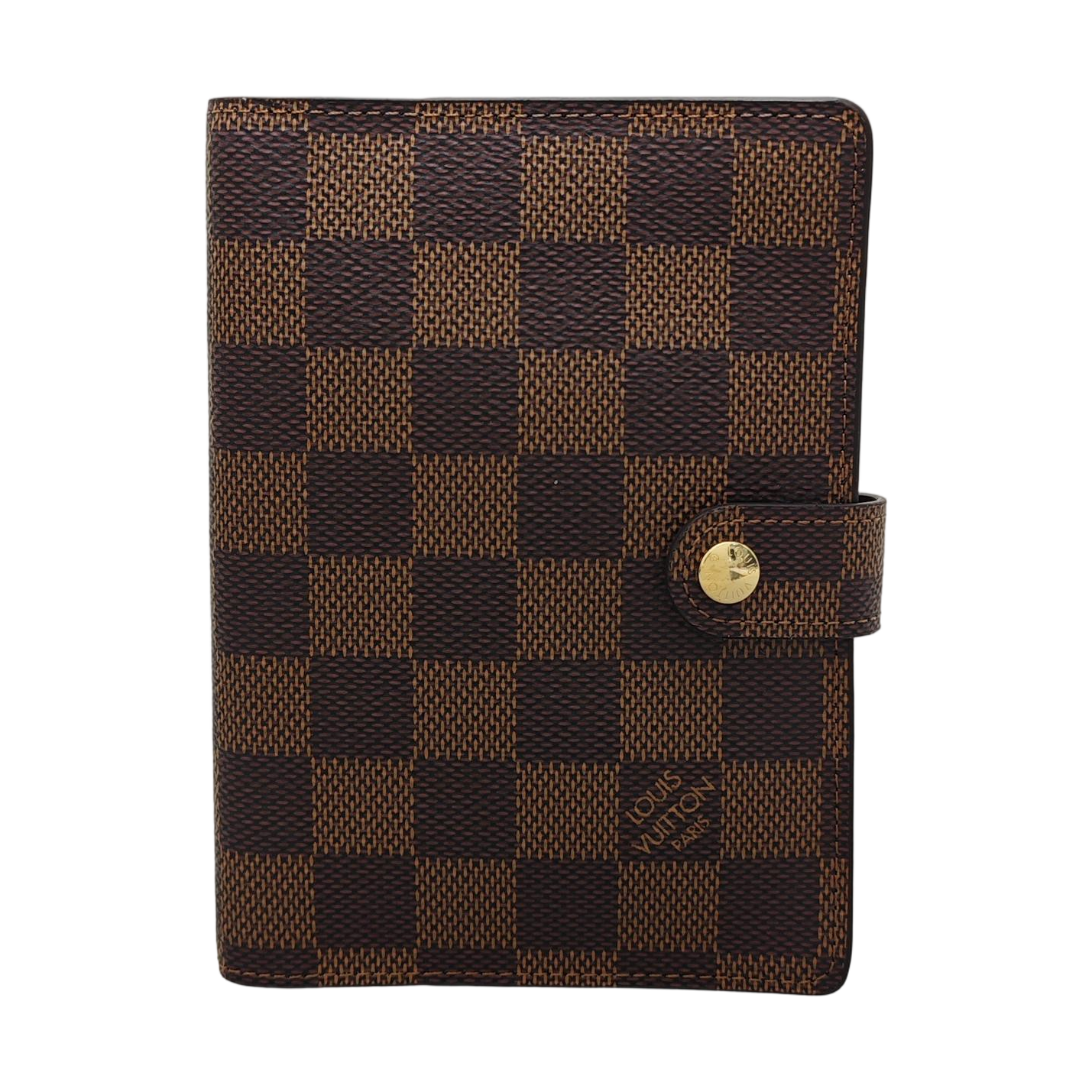 Coated Canvas Notebook Cover Brown