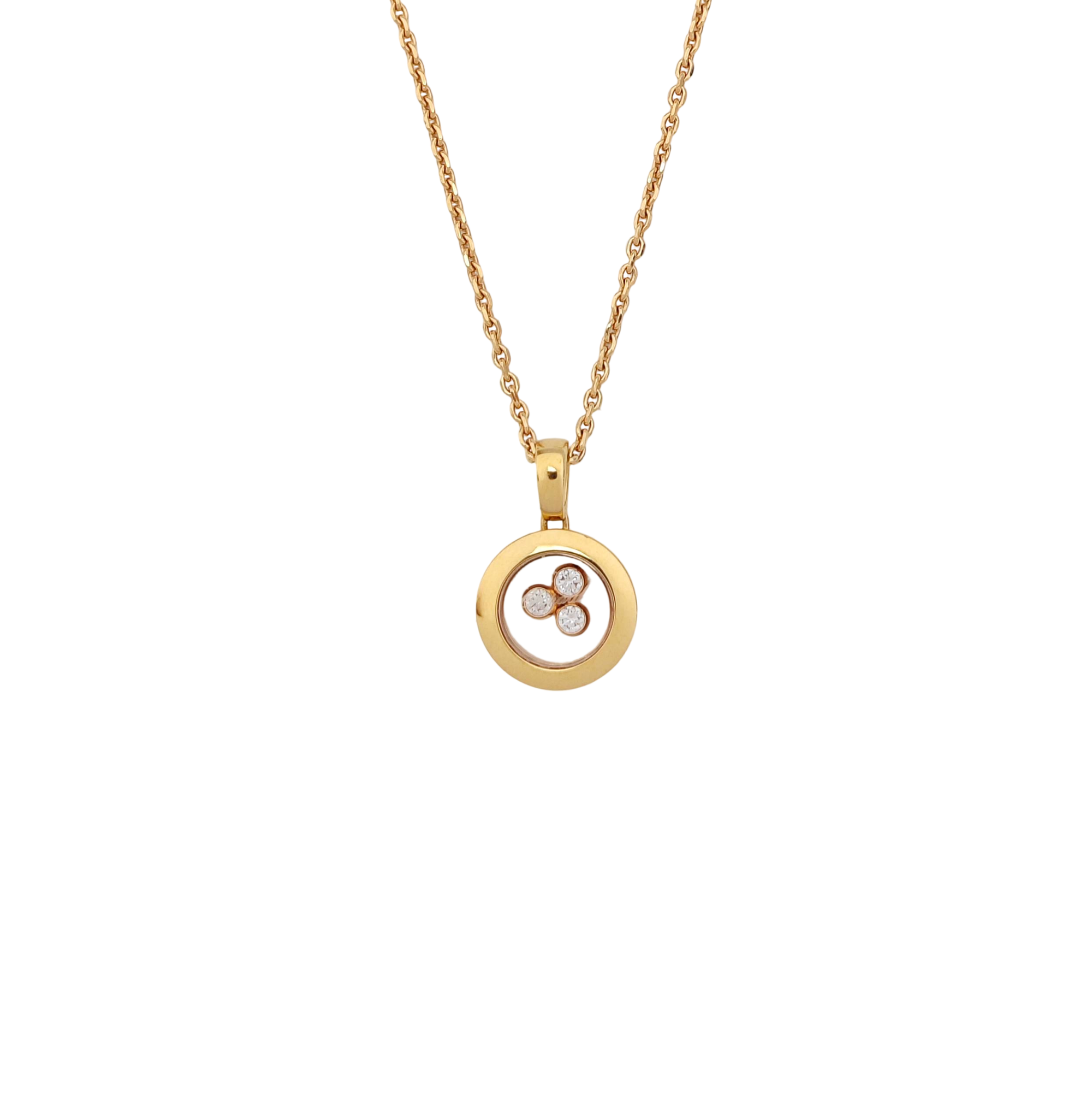 HAPPY DIAMONDS 18k Rose Gold Necklace