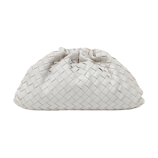 The Pouch Large Lambskin White