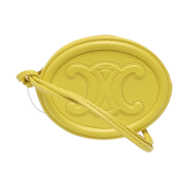 TRIOMPHE Mini Calfskin Yellow