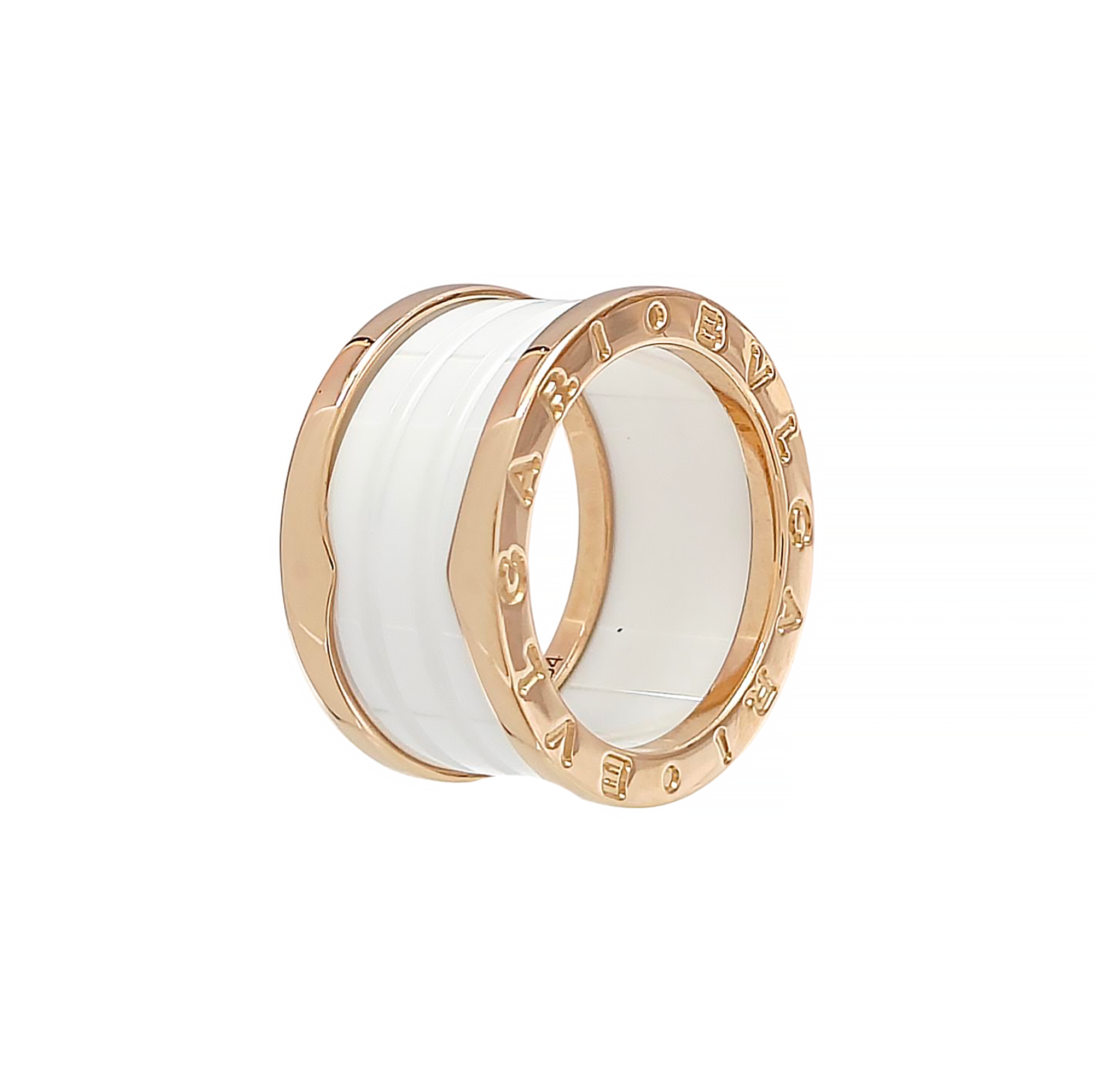 B.ZERO1 18k Rose Gold Ring EU 54