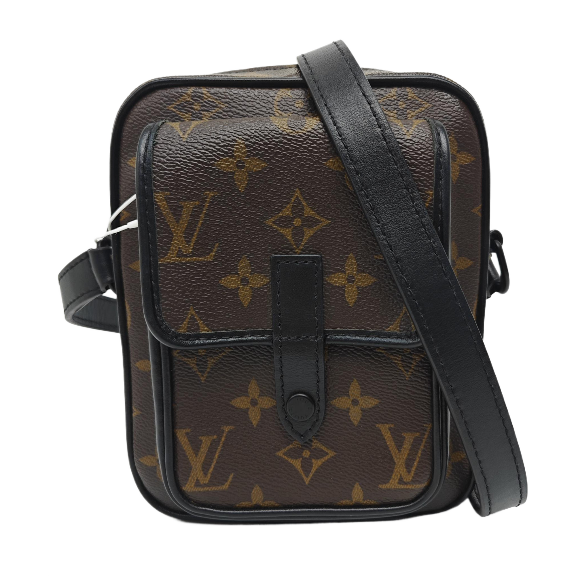 CHRISTOPHER Monogram Coated Canvas Brown