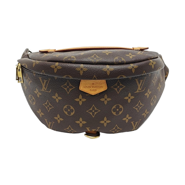 BUMBAG Monogram Coated Canvas Brown