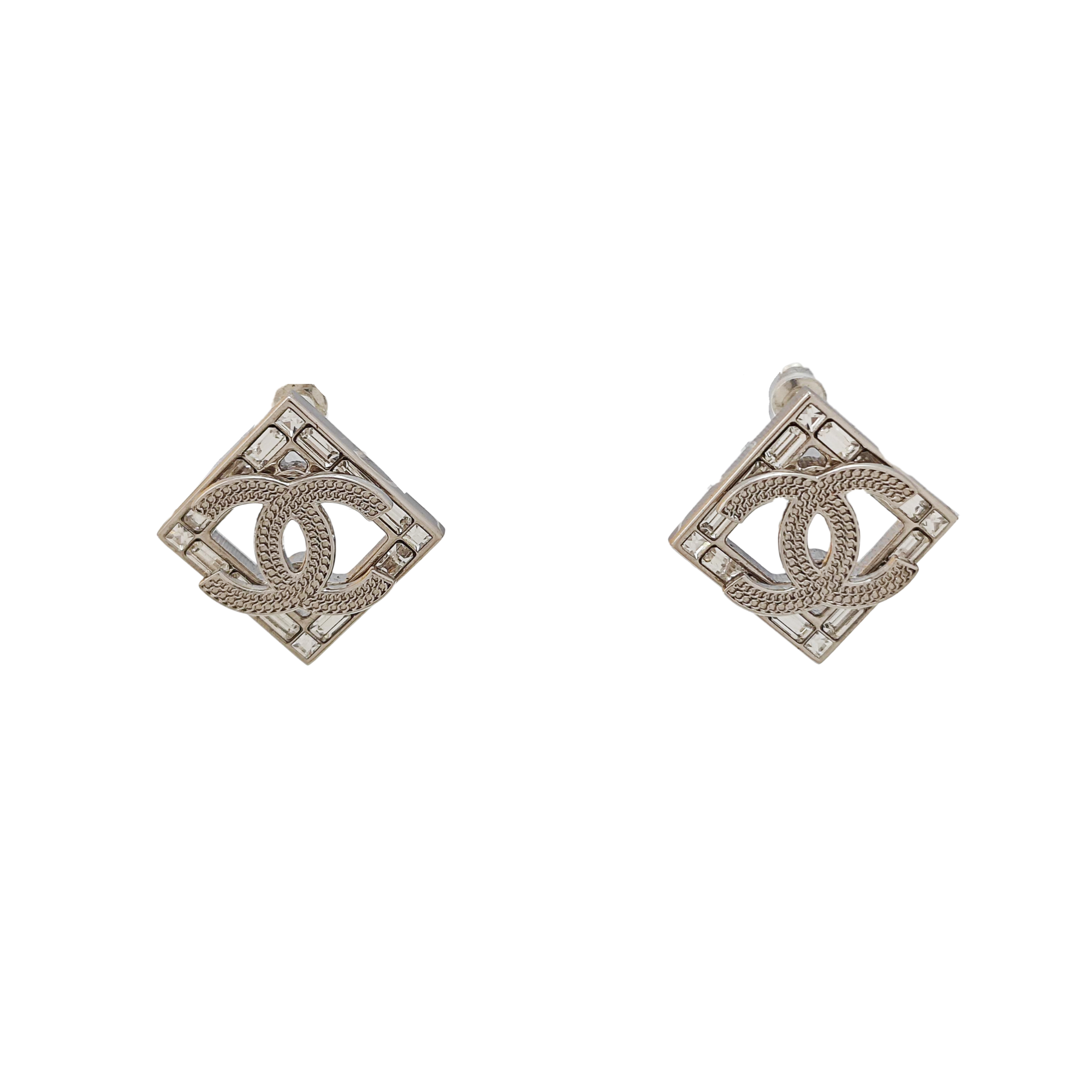 Metal Silver Stud Earrings