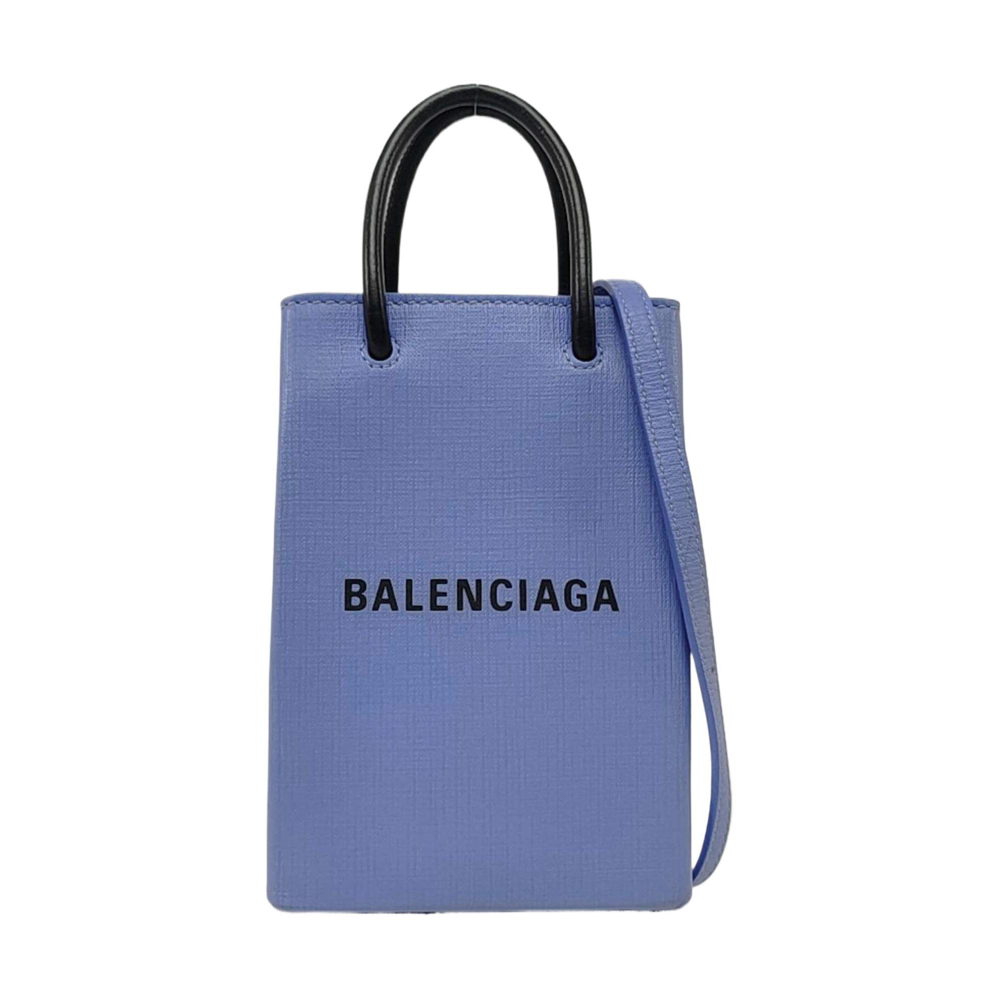 Shopping Bag Calfskin Purple