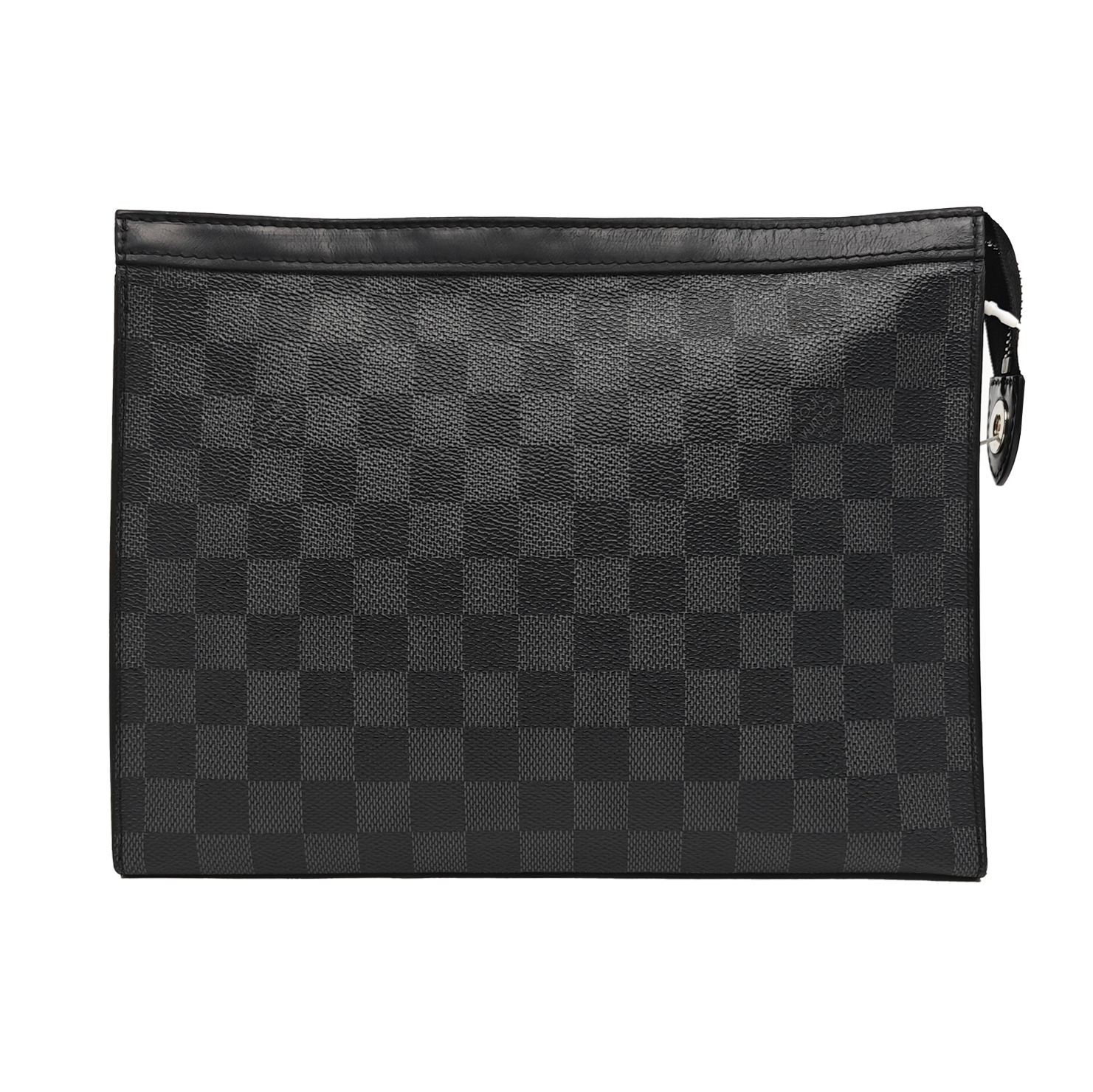 Pochette Voyag MM Damier Graphite Coated Canvas Gray
