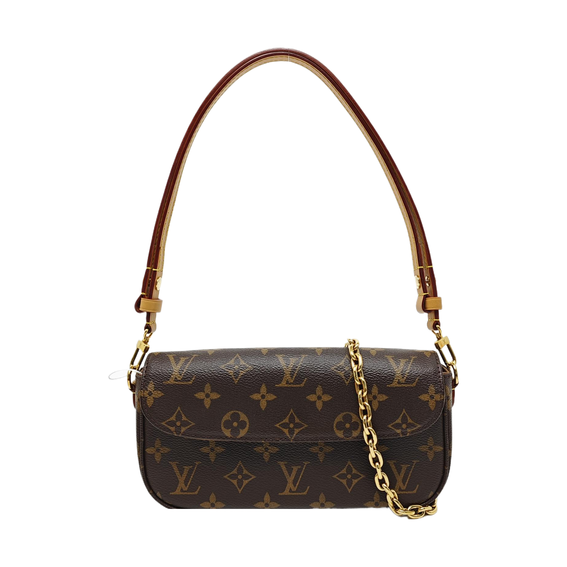 IVY Monogram Coated Canvas Brown
