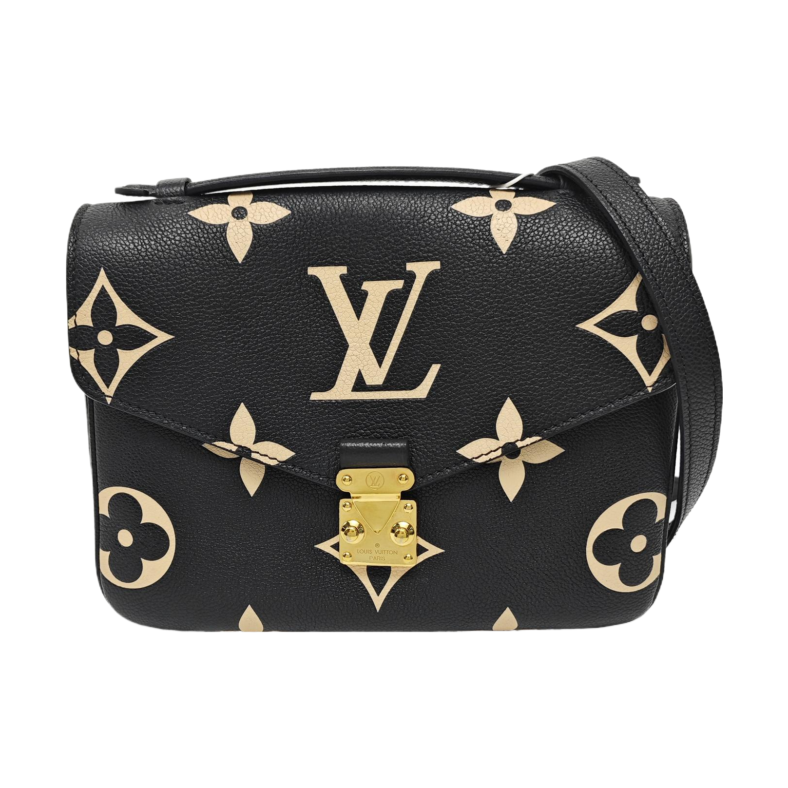 MÉTIS MM Monogram Calfskin Black