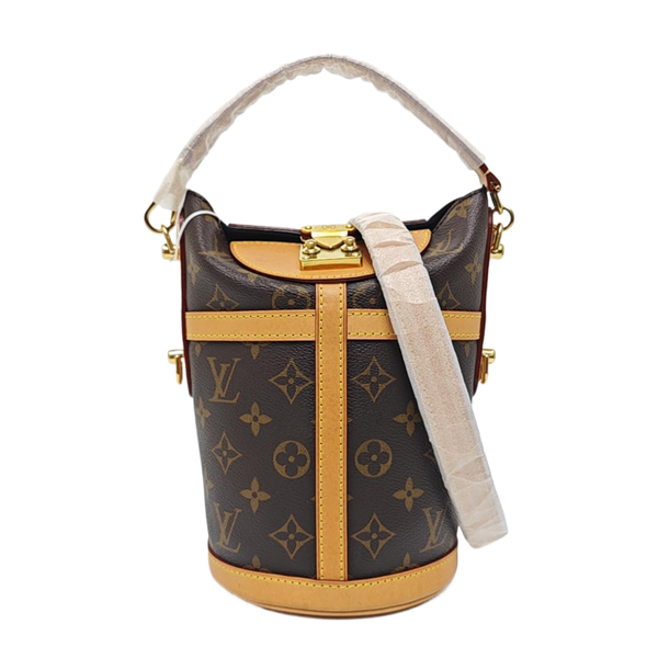 DUFFLE Monogram Coated Canvas Brown