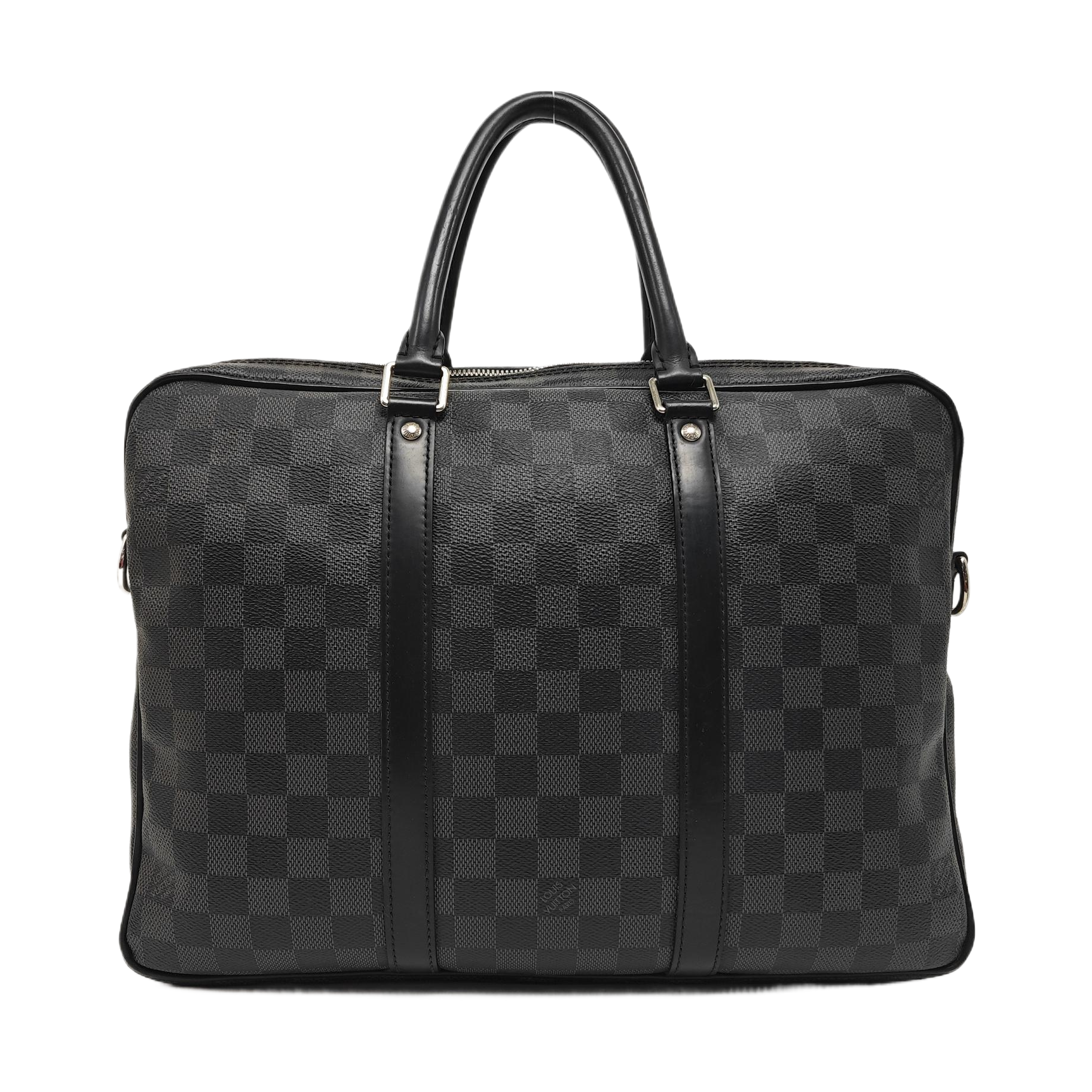 PORTE-DOCUMENTS PM Damier Graphite Coated Canvas Black