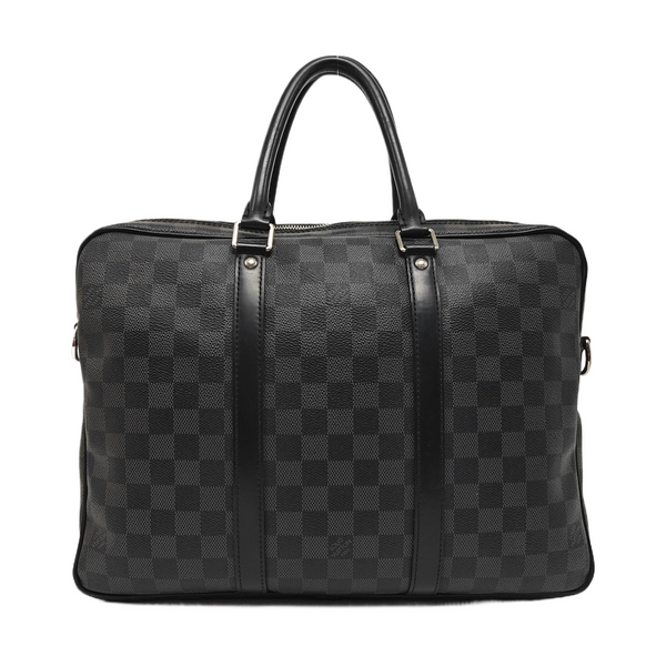 PORTE-DOCUMENTS PM Damier Graphite Coated Canvas Black