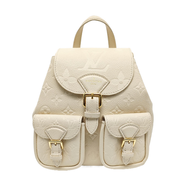 BACKUP Monogram Calfskin White