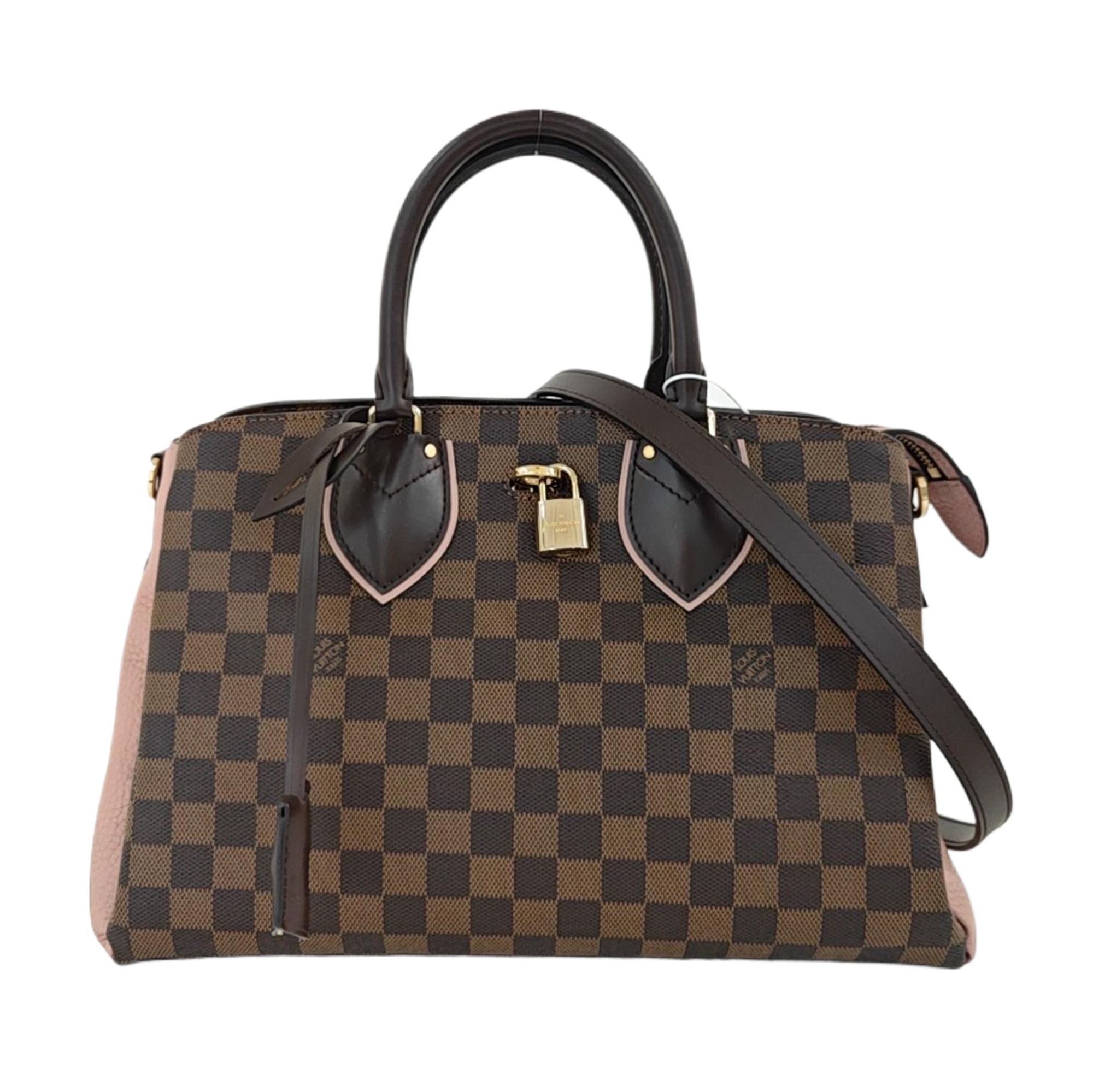 NORMANDY Damier Ebene Coated Canvas Brown