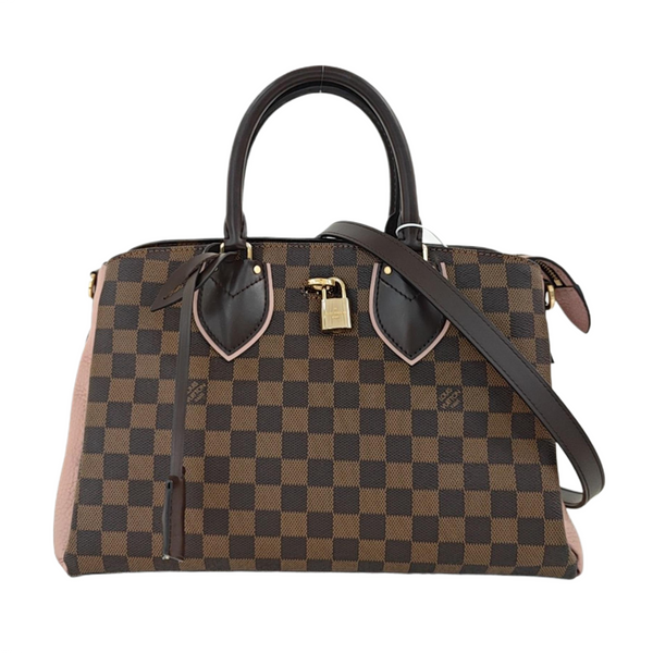 NORMANDY Damier Ebene Coated Canvas Brown