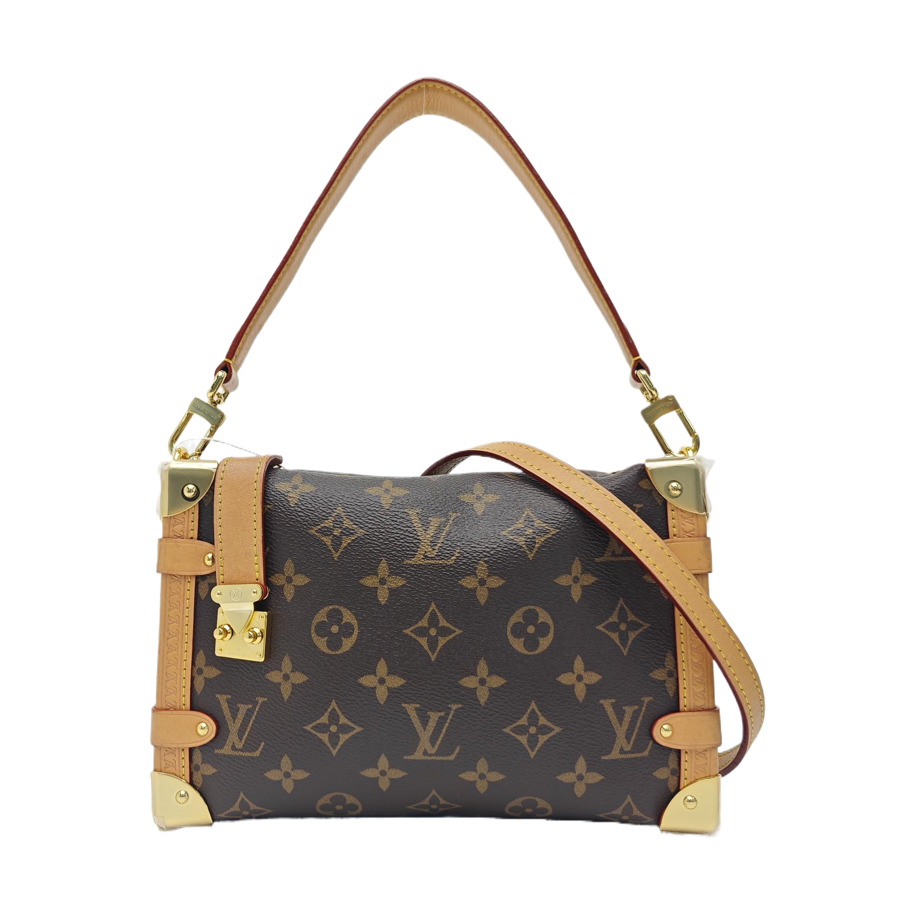 SIDE TRUNK MM Monogram Coated Canvas Brown