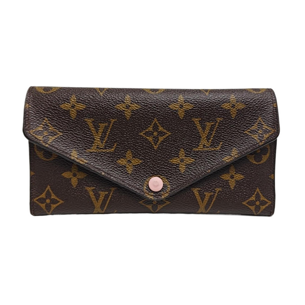 JOSÉPHINE Monogram Coated Canvas Brown Wallet