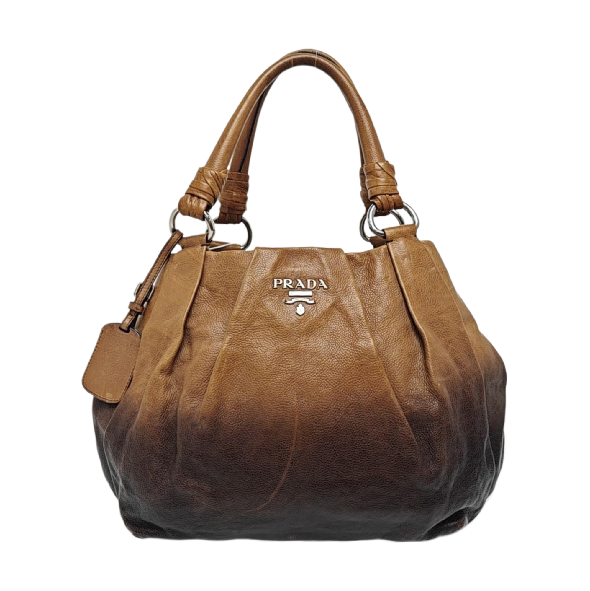 Calfskin Top Handle Bag Multicolor