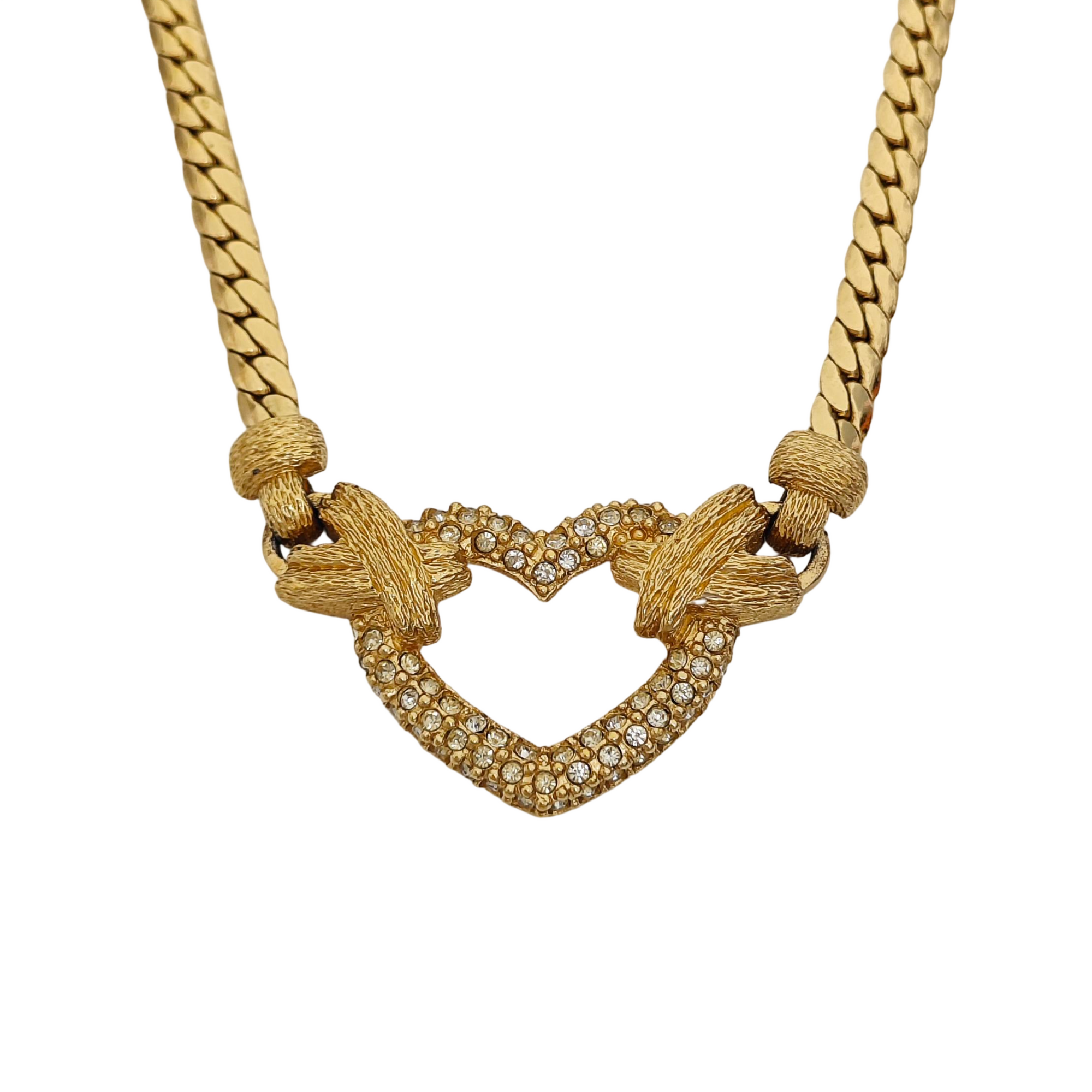 Twist Round Metal Gold Necklace