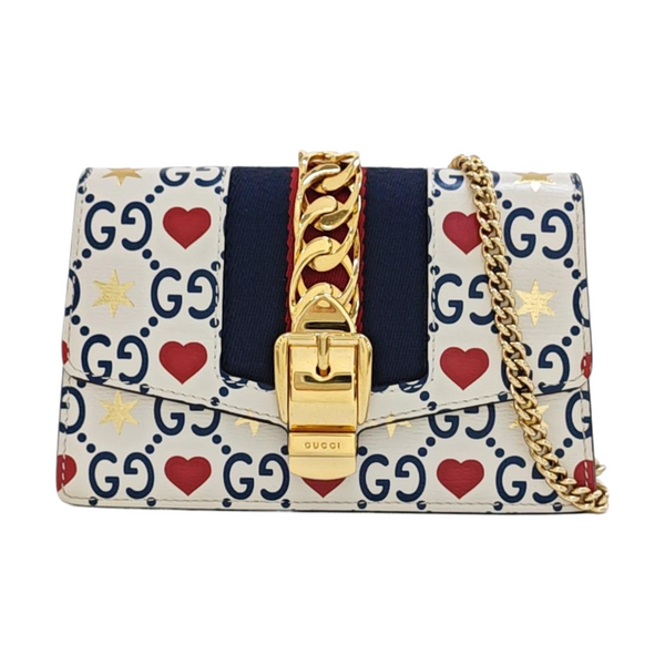 Sylvie Super Mini Calfskin White