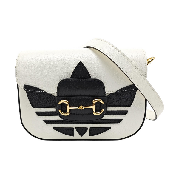 Authenticated pre-owned  Horsebit 1955 Mini Calfskin White - Shoulder Bag at Looply