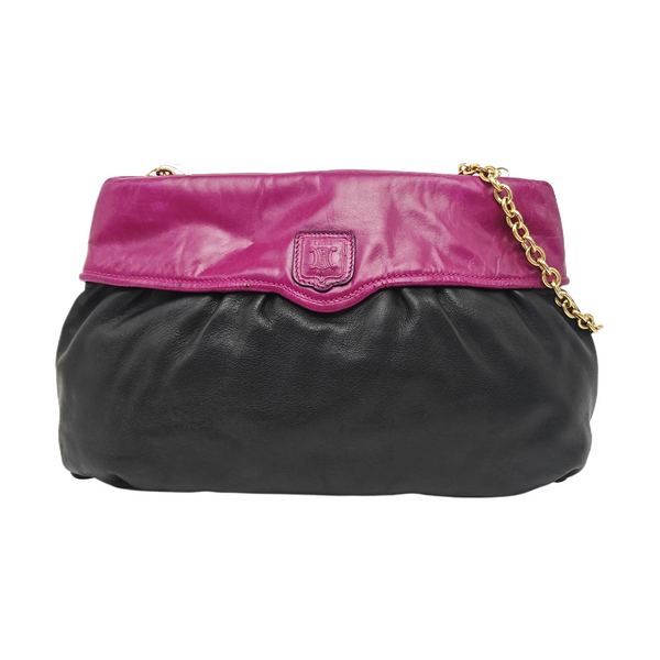 Calfskin Top Handle Bag Black