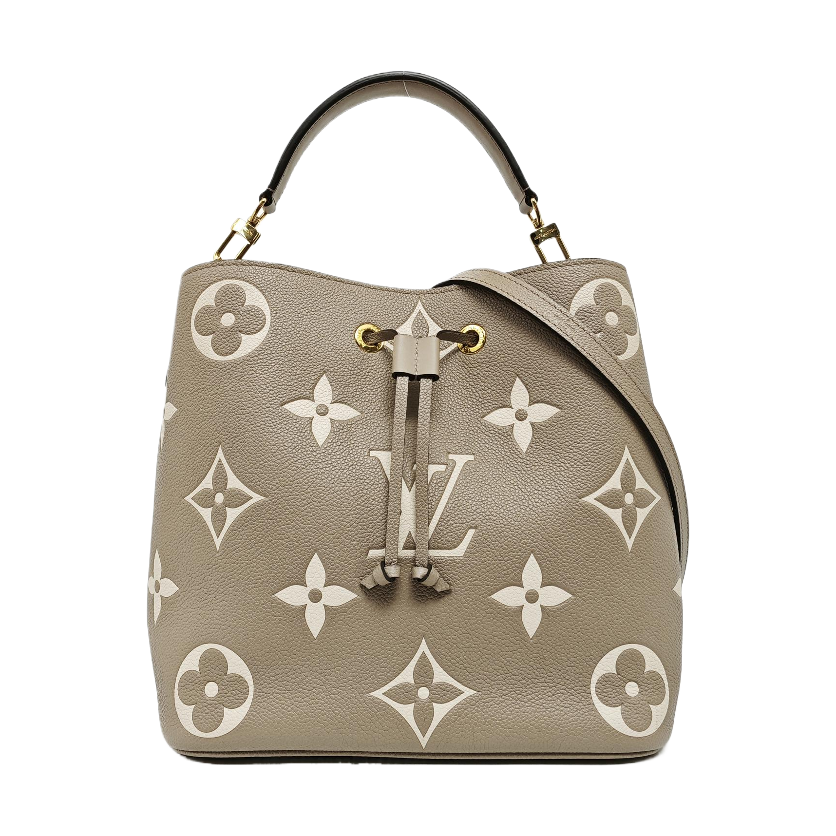 NÉONOÉ MM Calfskin Gray