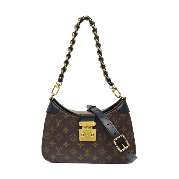 TWINNY Monogram Coated Canvas Brown