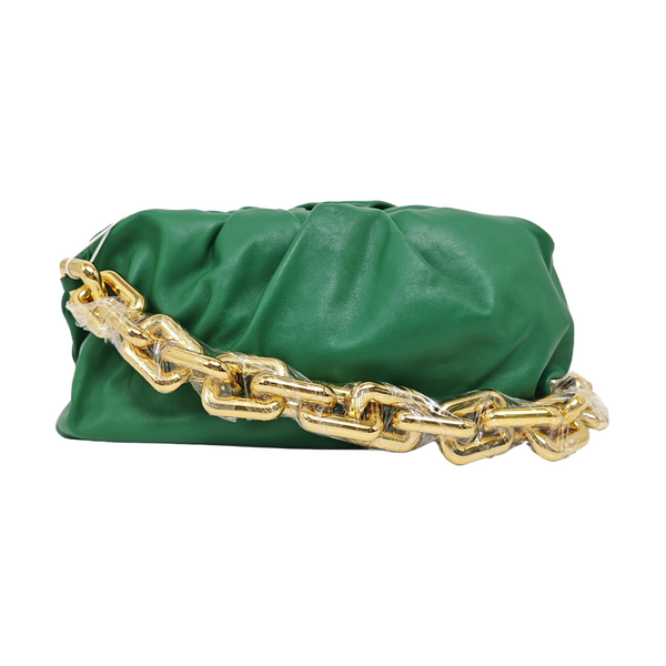 The Pouch Mini Calfskin Green