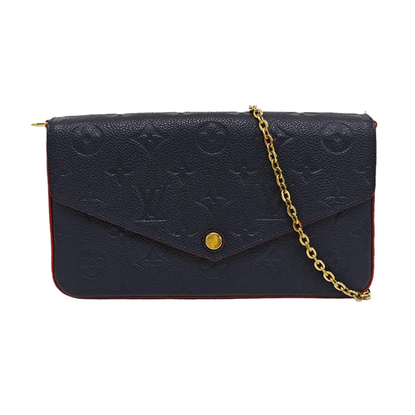 FÉLICIE Monogram Calfskin Blue