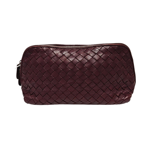 Lambskin Clutch Red