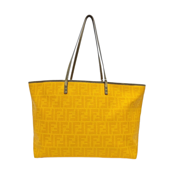 Coated Canvas Tote Bag Gold
