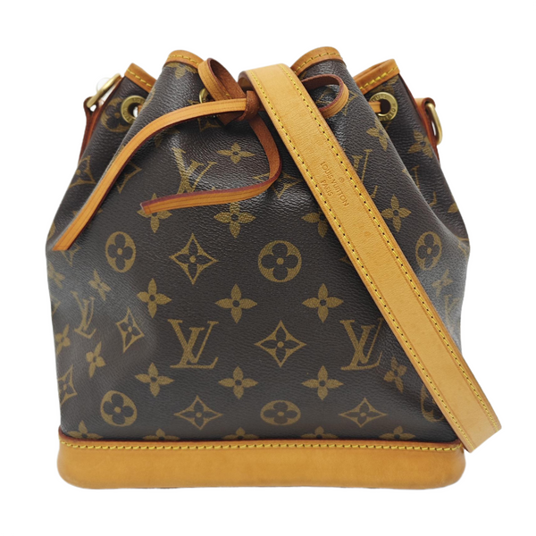 NOÉ BB Monogram Coated Canvas Brown