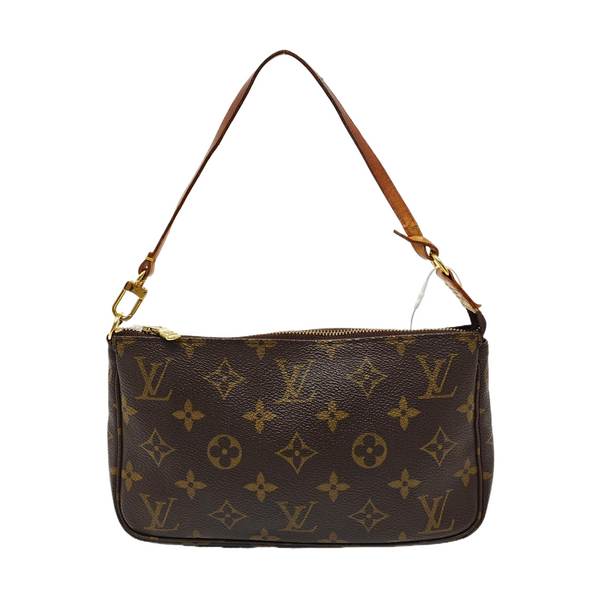 ACCESSOIRES Monogram Coated Canvas Brown