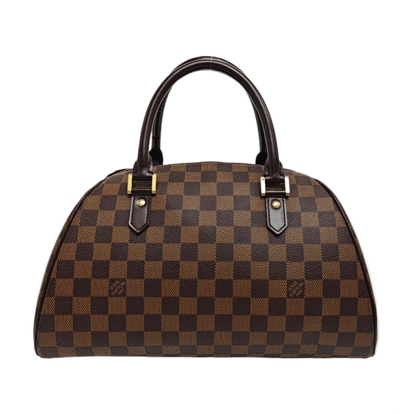 RIBERA MM Damier Ebene Coated Canvas Brown