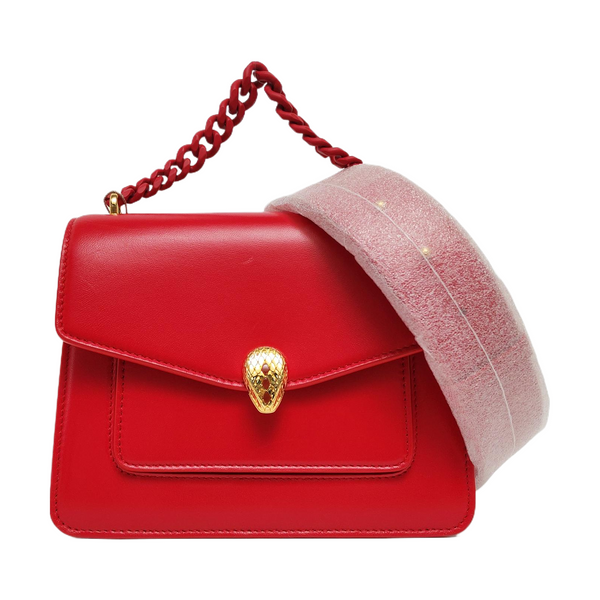 SERPENTI FOREVER Small Lambskin Red