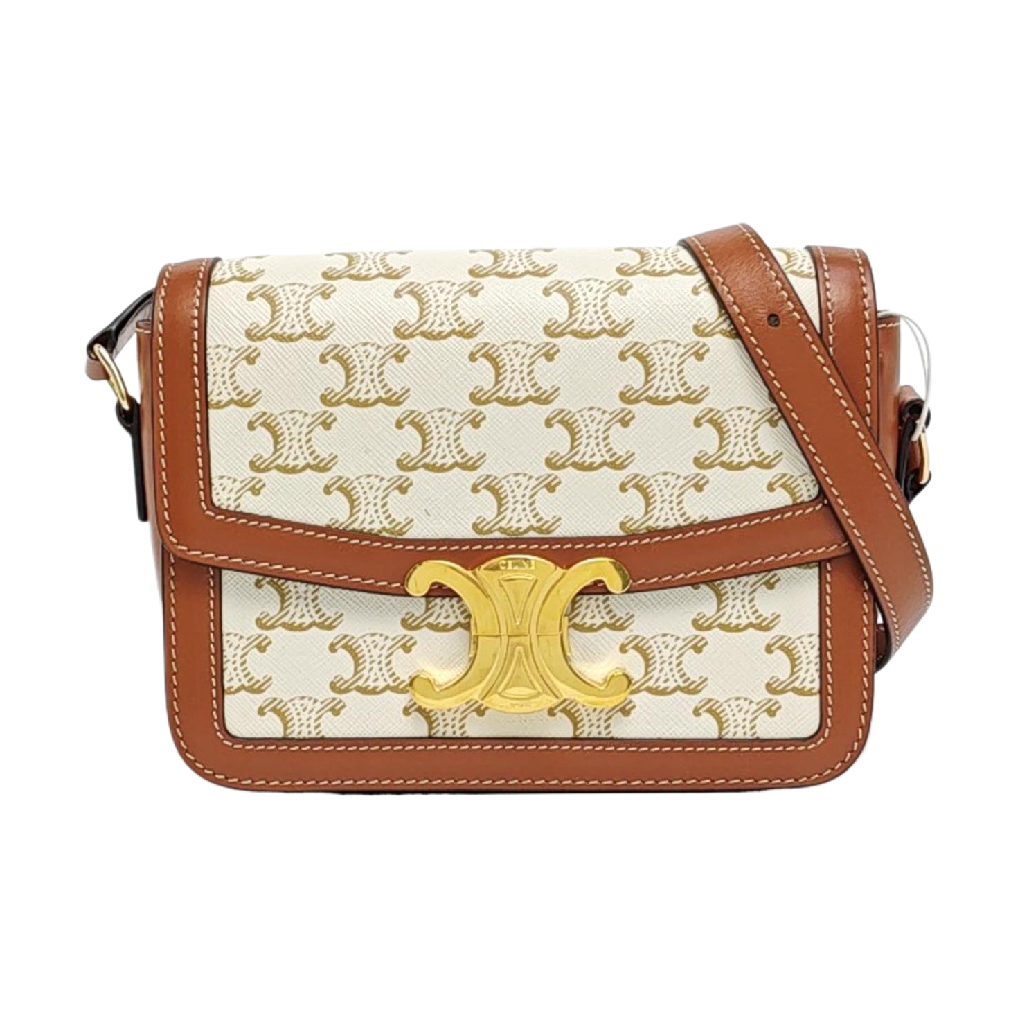TRIOMPHE Teen Coated Canvas White