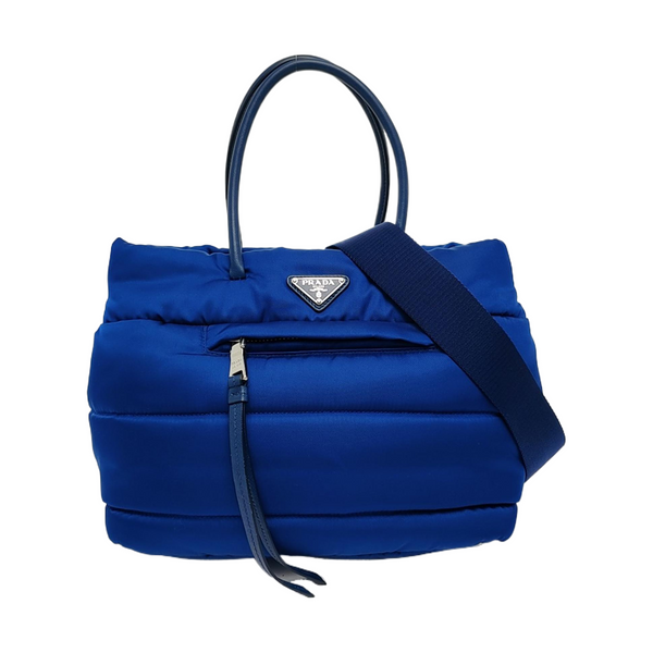 Nylon Quilted Nylon Blue