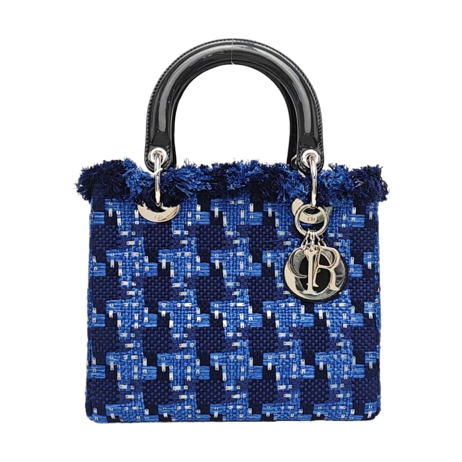 Lady Dior Medium Fabric Blue