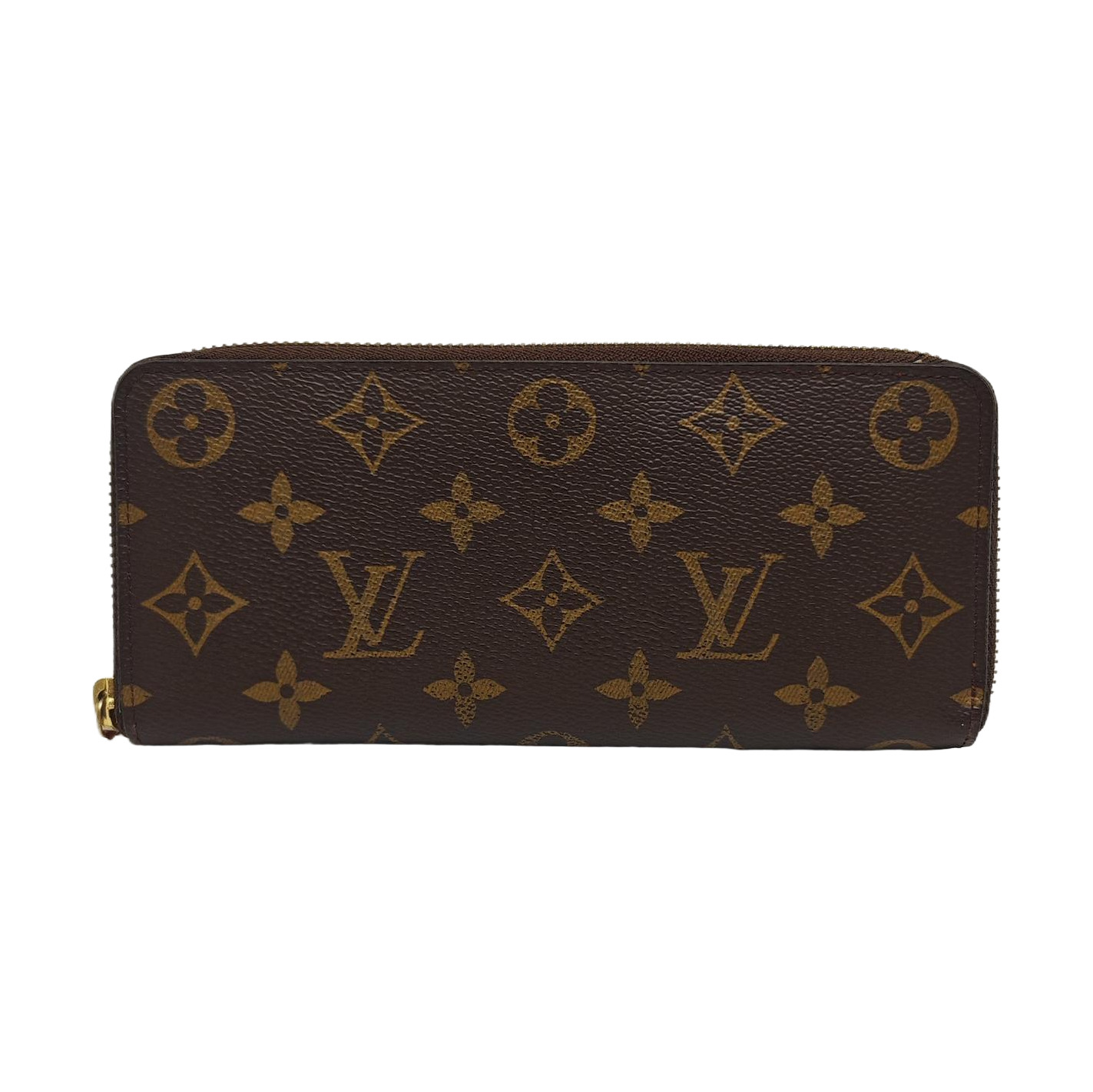 CLÉMENCE Monogram Coated Canvas Brown Wallet