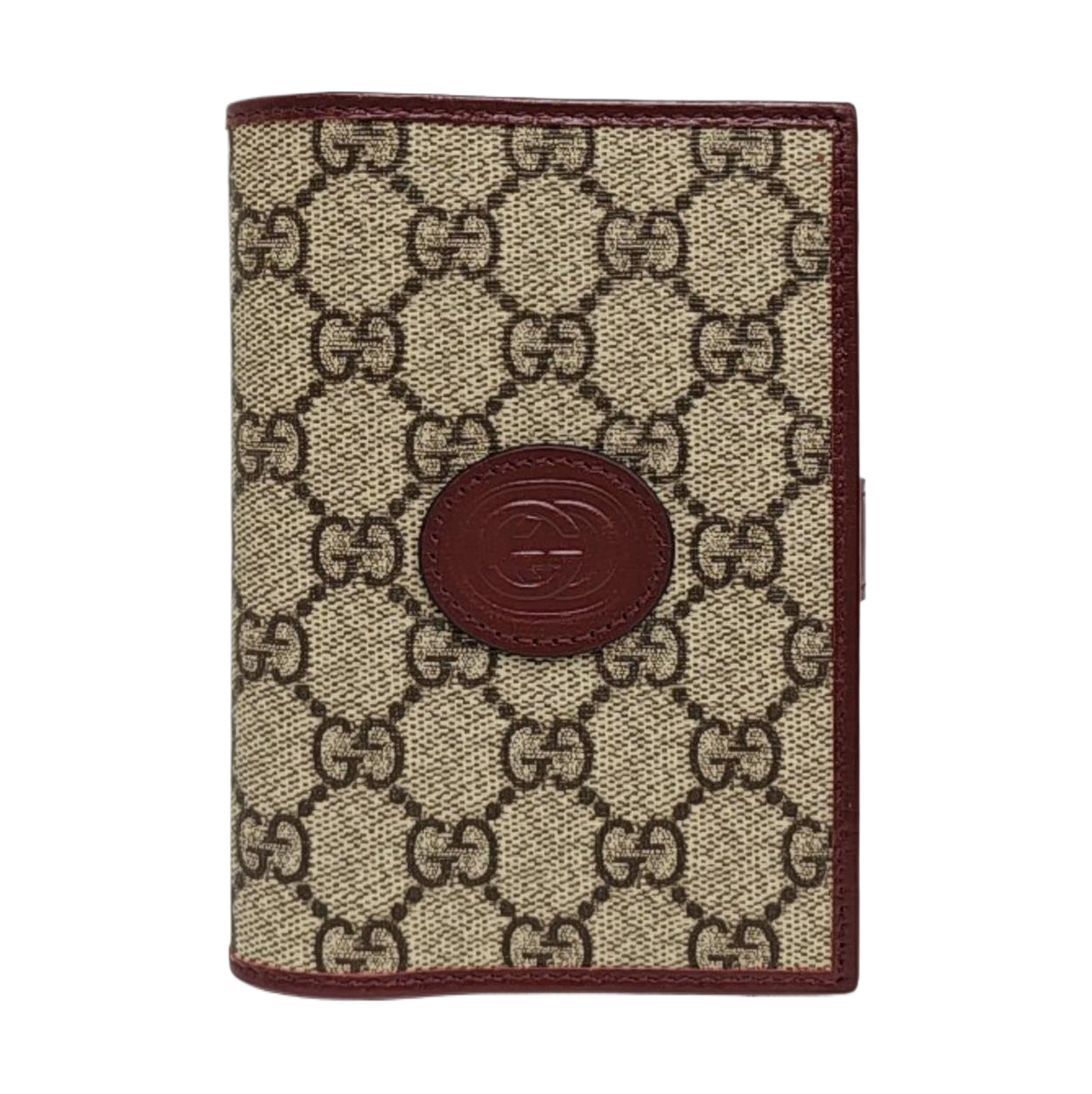 Monogram Coated Canvas Card Holder Beige