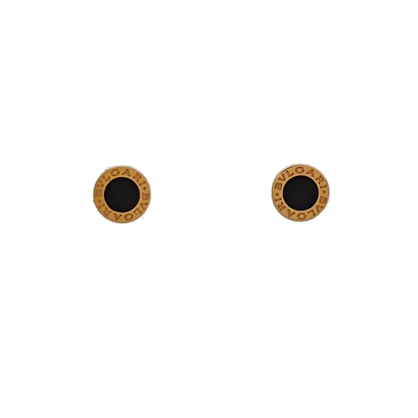 BVLGARI BVLGARI 18k Rose Gold Stud Earrings
