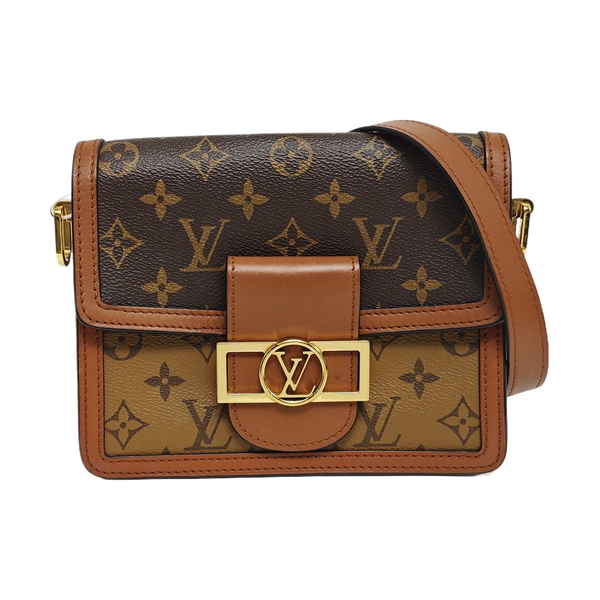 DAUPHINE Mini Coated Canvas Brown
