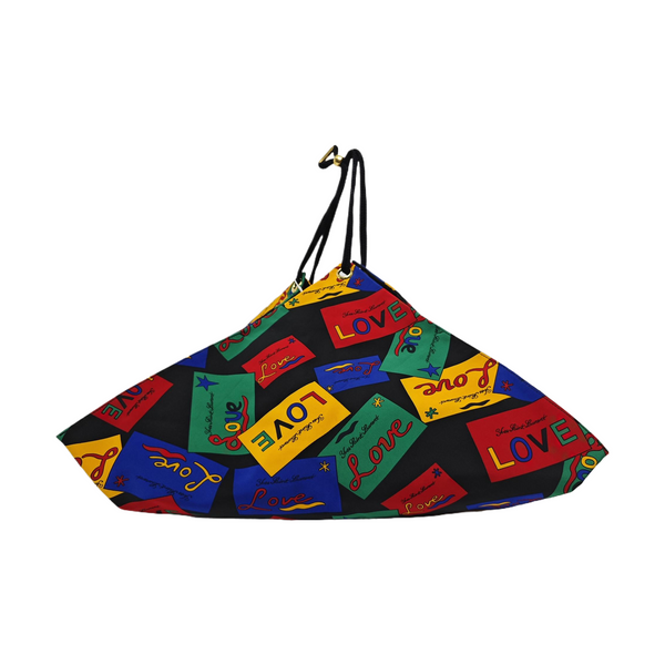 Nylon Top Handle Bag Multicolor
