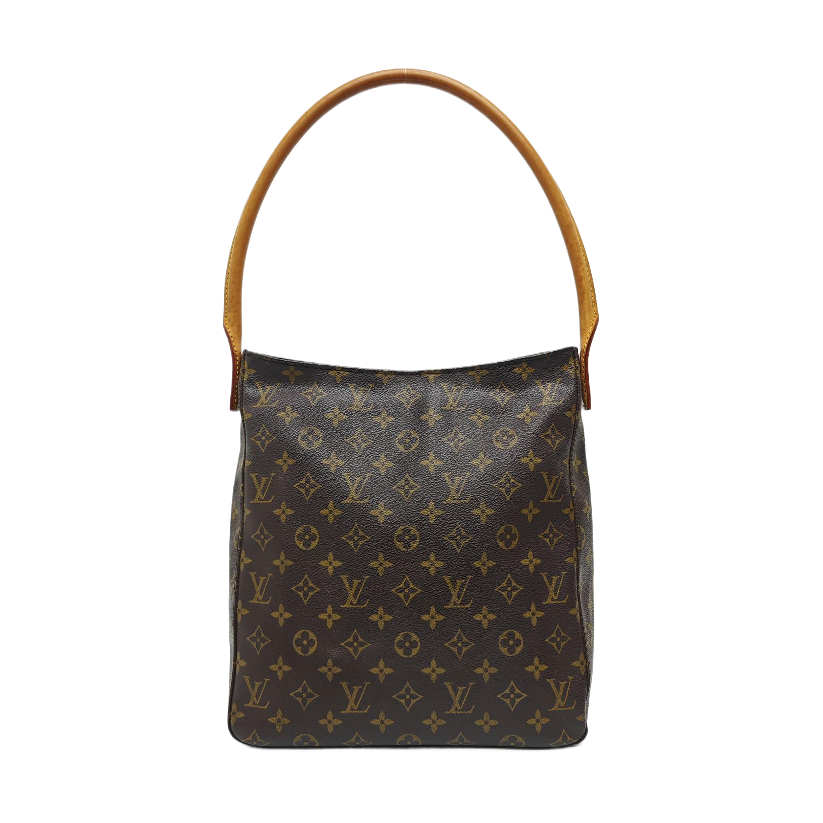 LOOPING GM Monogram Coated Canvas Brown