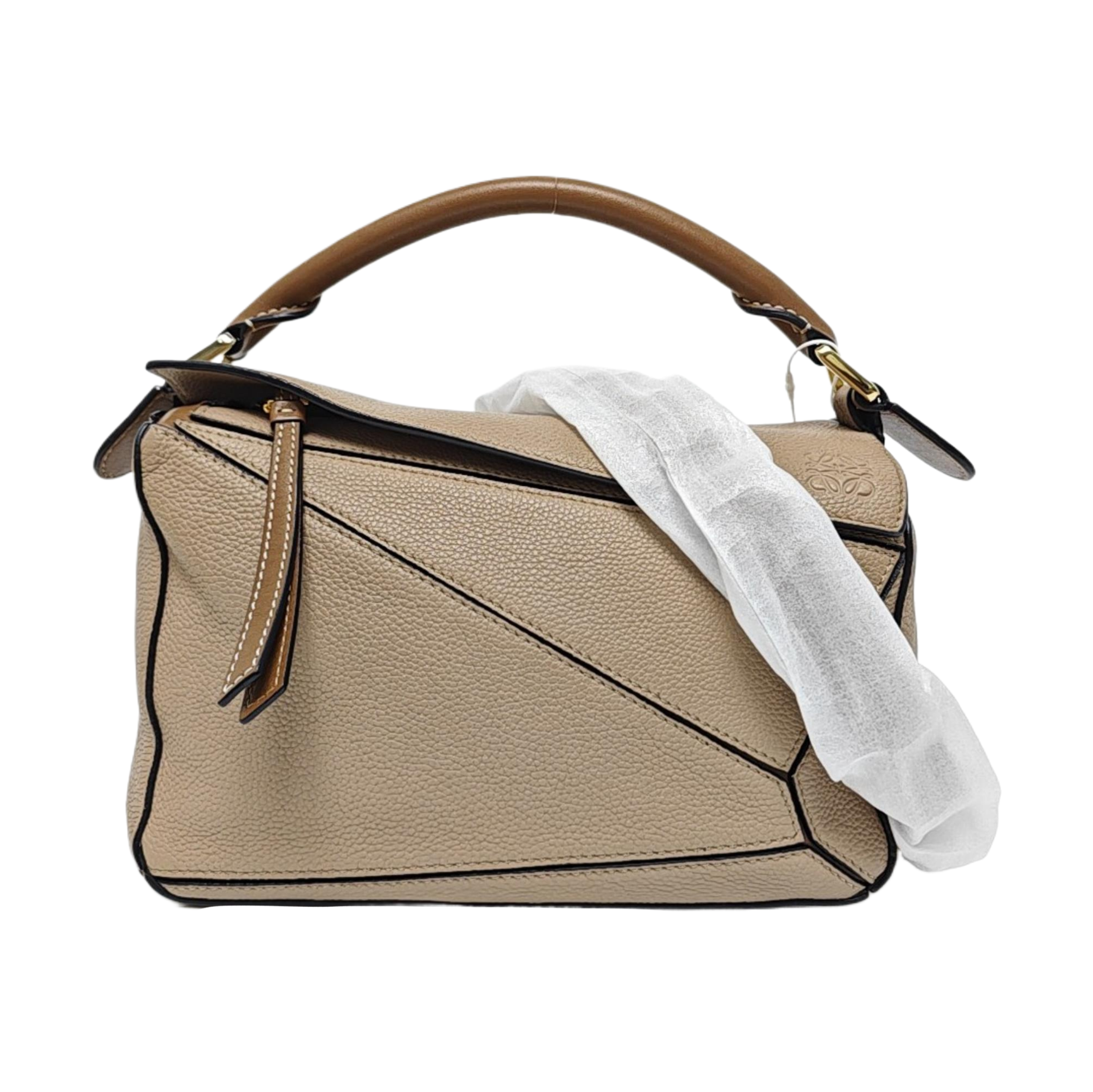 Puzzle Small Calfskin Brown