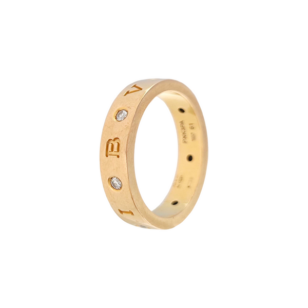 B.ZERO1 18k Rose Gold Ring EU 61