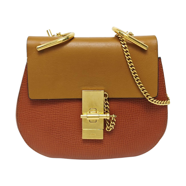 Drew Mini Calfskin Brown