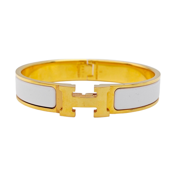 Clic H Metal Gold Bangle